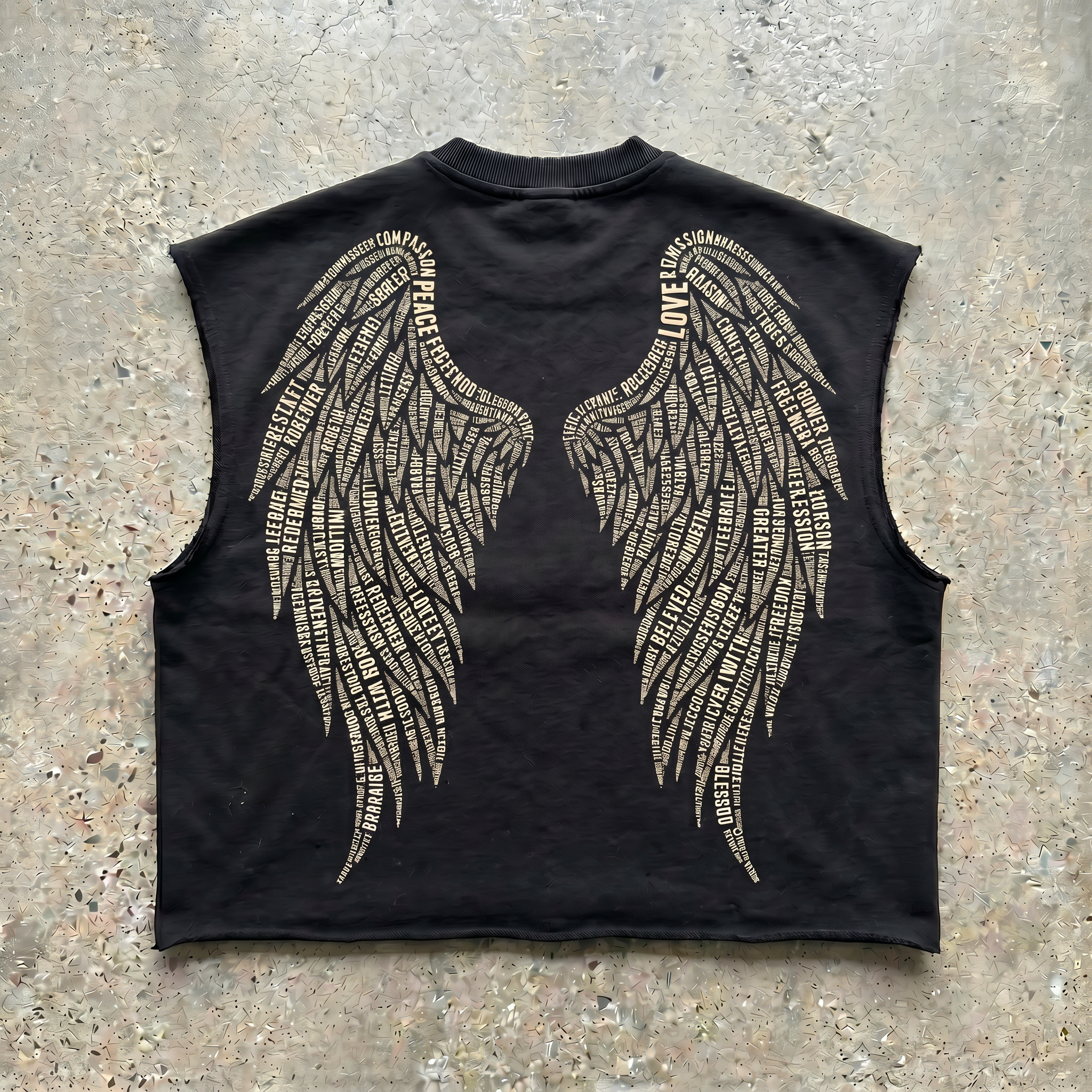 'Power' Cropped Muscle Tank