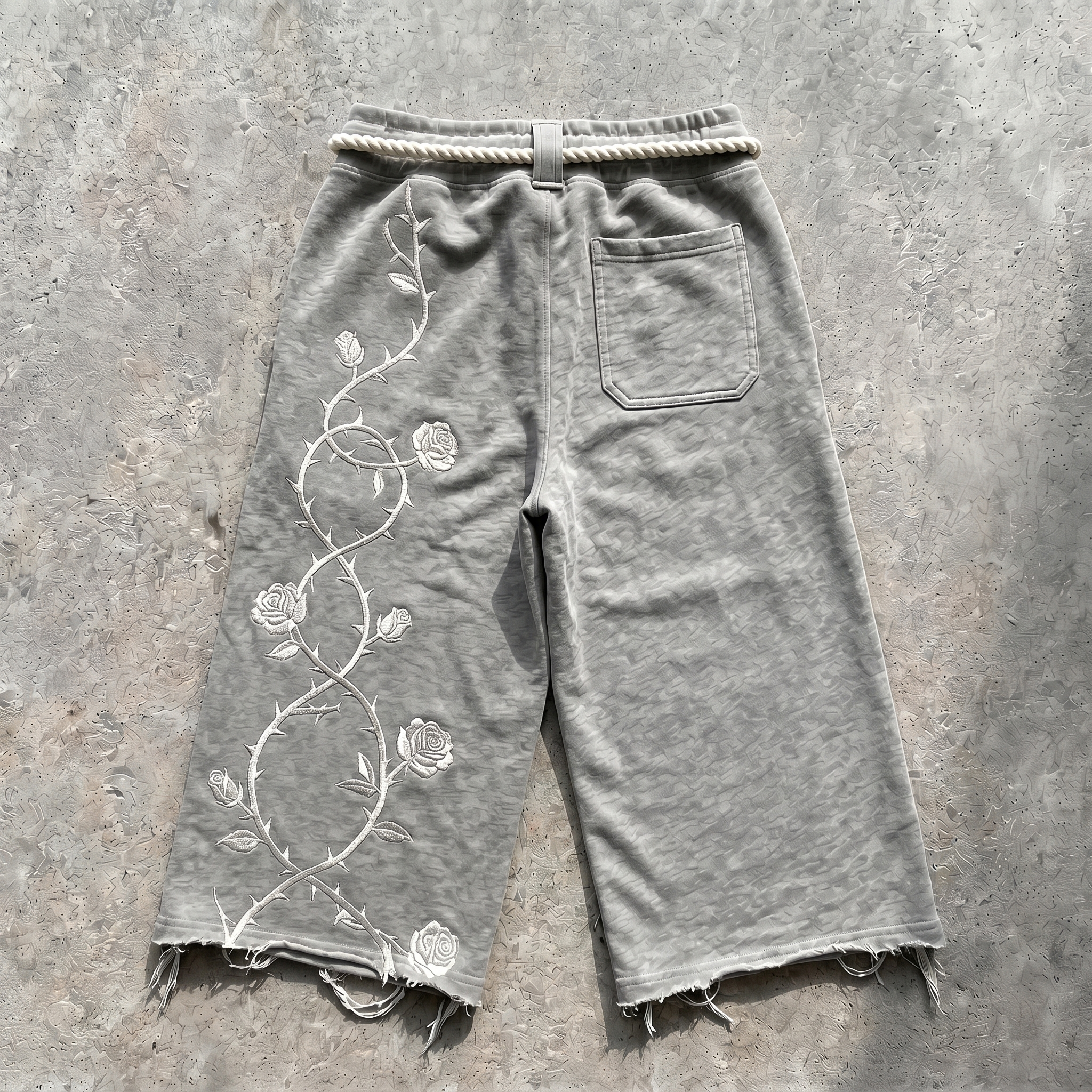 'Rose Throne' 3/4 sweat short
