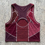 Cropped Paneled Yoga Tank