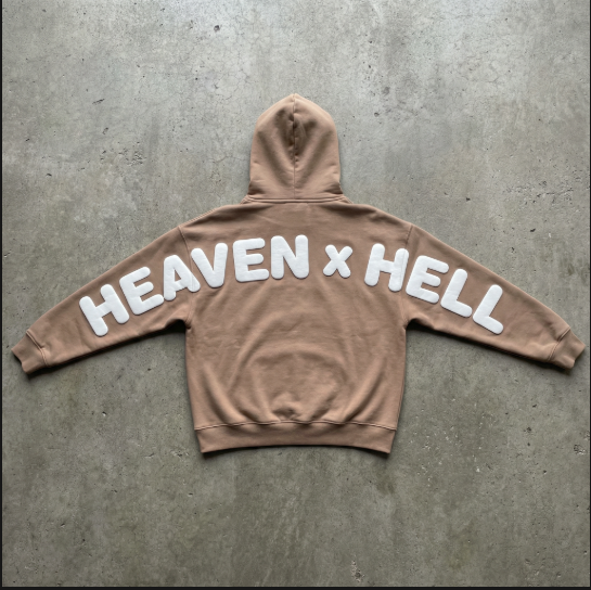 HEAVEN x HELL Hoodie (Beige)