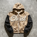 Desert Camo 'Christ' Zip Hoodie