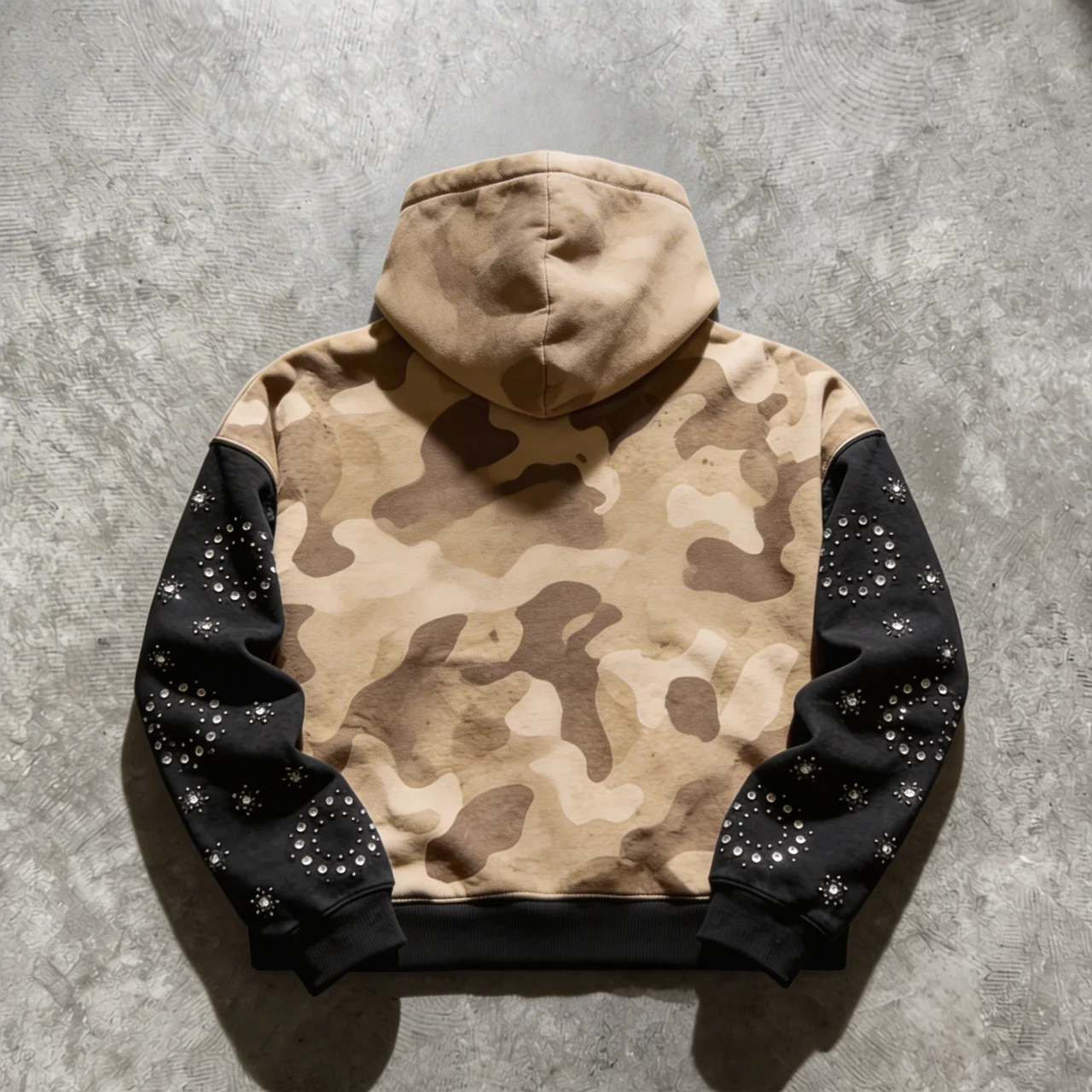 Desert Camo 'Christ' Zip Hoodie