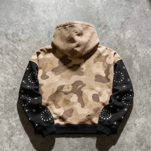 Desert Camo 'Christ' Zip Hoodie