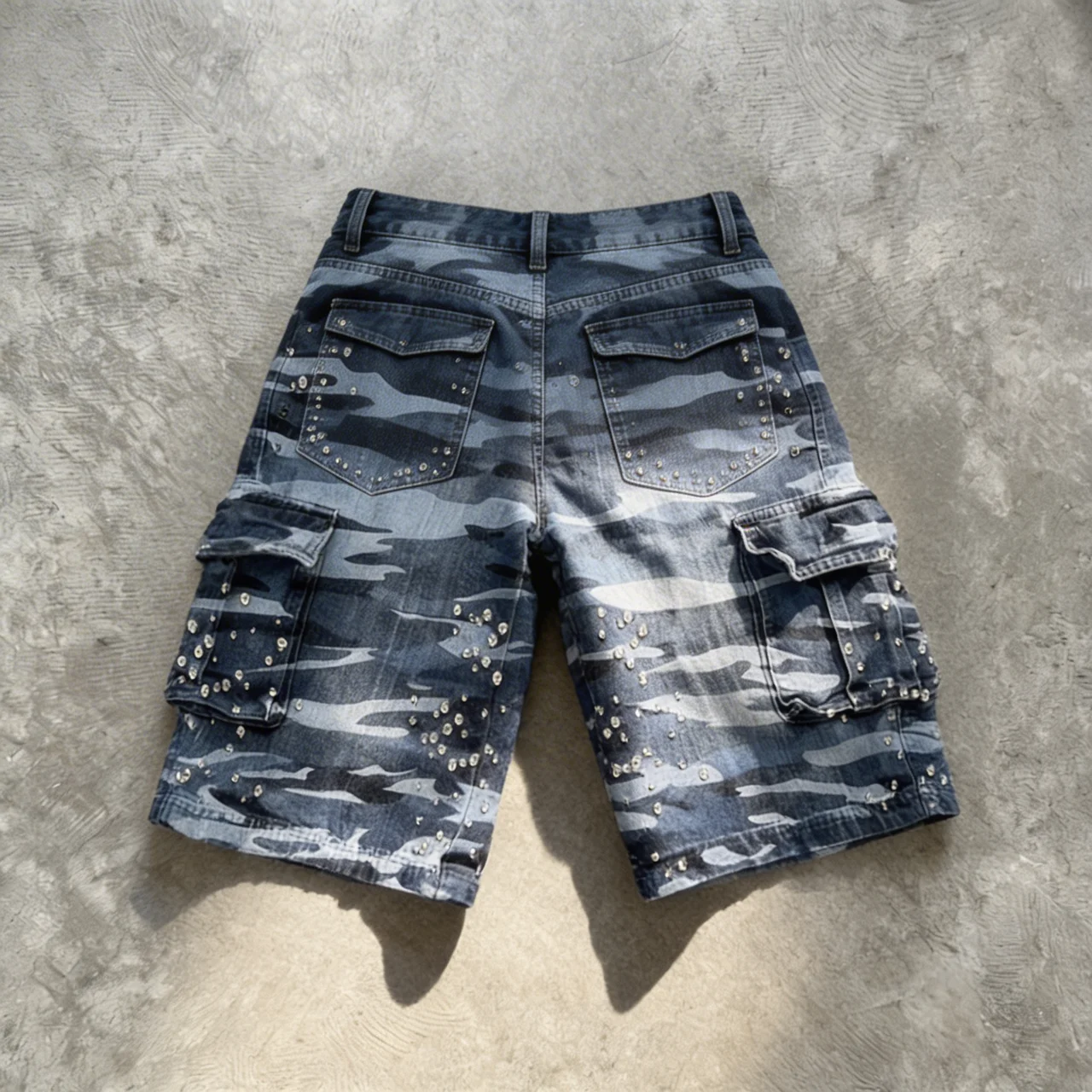 'Praise Jesus' Camo Cargo Shorts